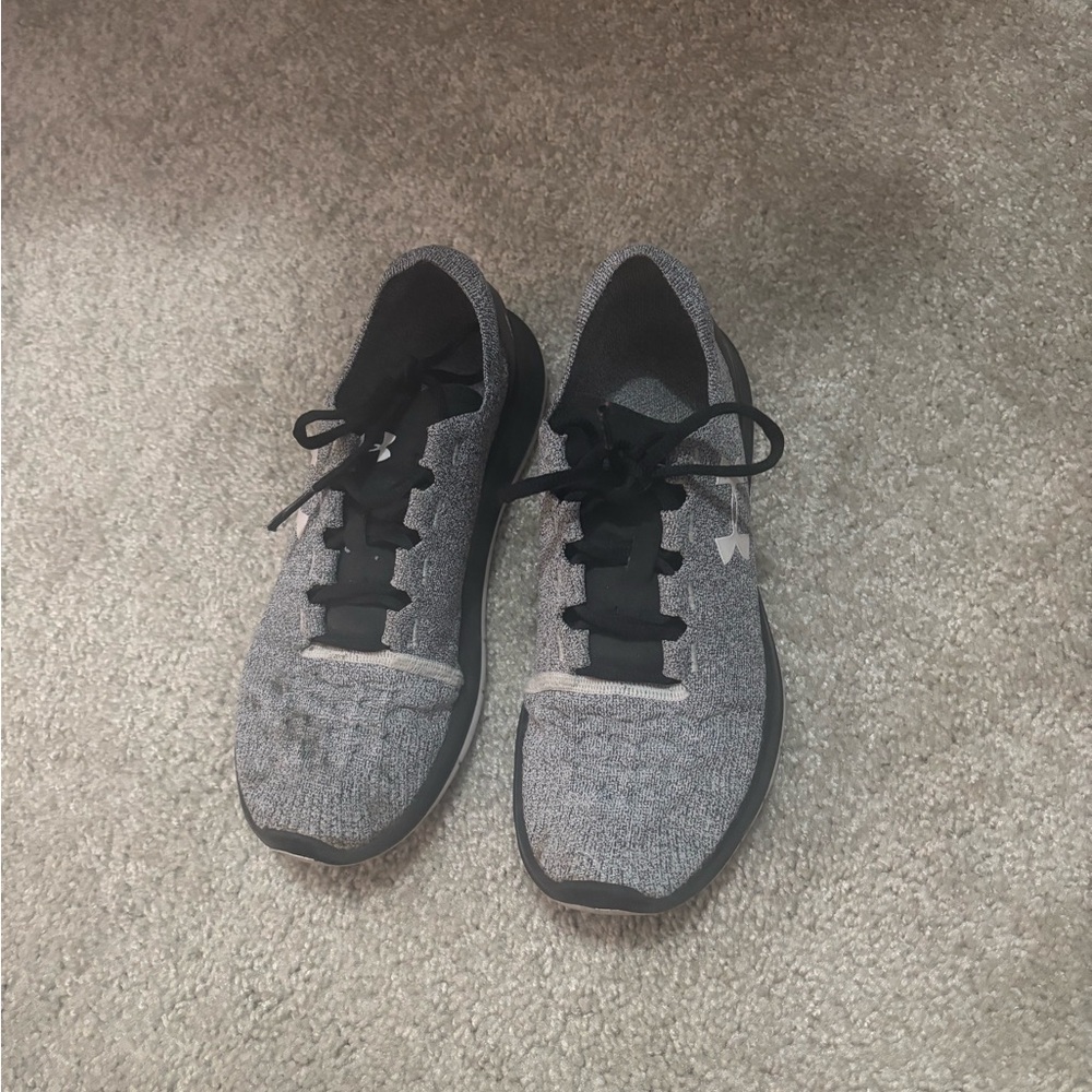Under Armour Black and Gray Sneakers